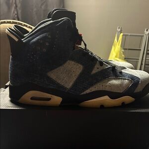 Air Jordan Retro 6 washed denim Mens 13s